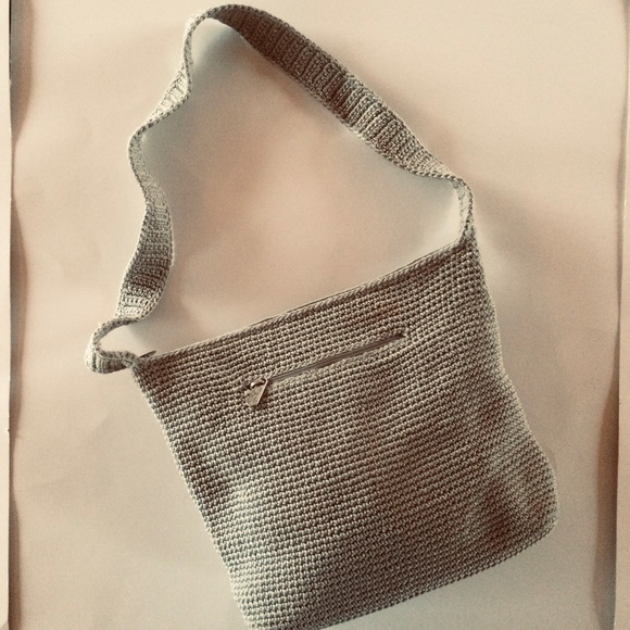 The Sak Woven Beige Shoulder Handbag - Picture 1 of 7